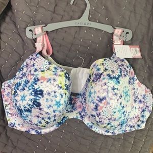 Cacique Lightly-lines T-shirt Bra 44DD NEW